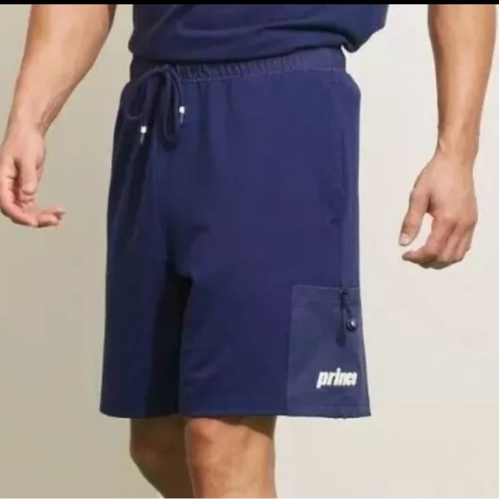 Prince Pickleball Ponte Athletic Cargo Sports Shorts. Navy Sz M. New with Tags